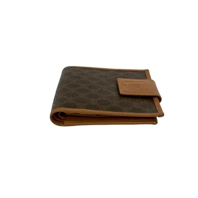 Pre-owned Celine Brown Leather Pvc Wallet (bi-fold) ()
