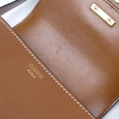 Pre-owned Celine Brown Leather Shoulder Bag ()