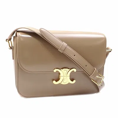 Pre-owned Celine Brown Leather Shoulder Bag ()