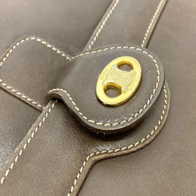 Pre-owned Celine Brown Leather Shoulder Bag ()