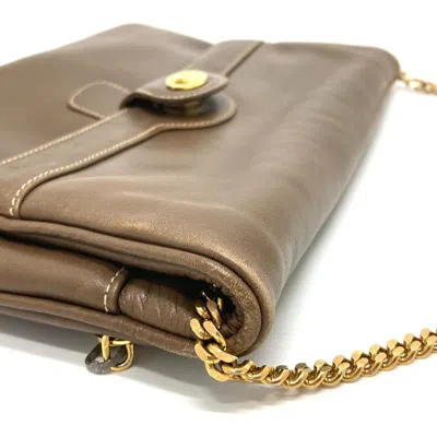 Pre-owned Celine Brown Leather Shoulder Bag ()