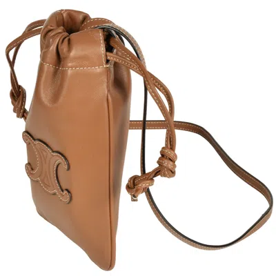 Pre-owned Celine Brown Leather Shoulder Bag ()