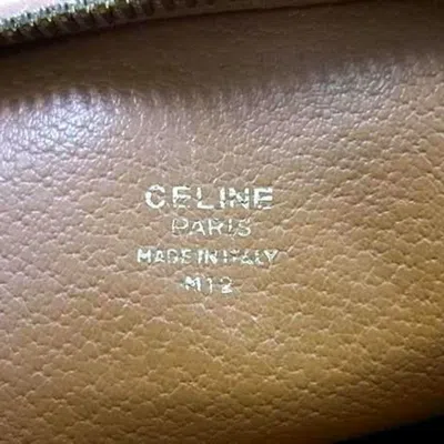 Pre-owned Celine Brown Pvc Leather Clutch Bag Handbag ()