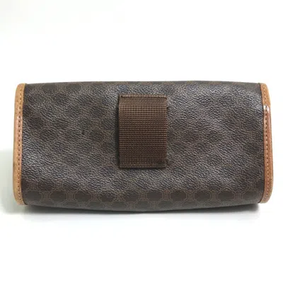 Pre-owned Celine Brown Pvc Leather Fanny Pack Sling Bag ()