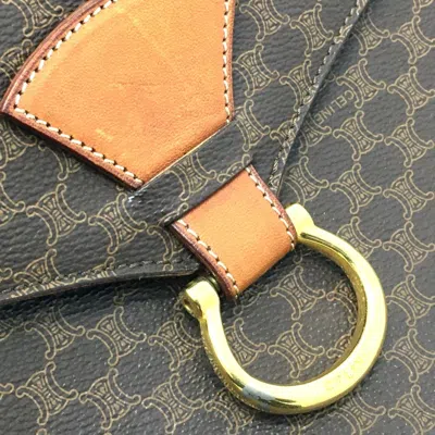 Pre-owned Celine Brown Pvc Leather Handbag Shoulder Bag ()