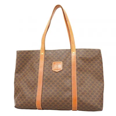 Pre-owned Celine Brown Pvc Tote Bag ()