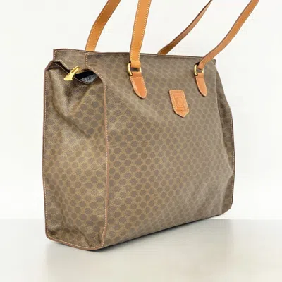 Pre-owned Celine Brown Pvc Tote Bag ()
