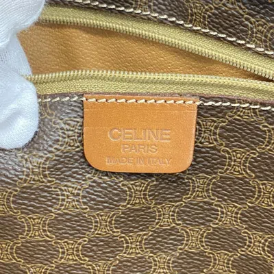 Pre-owned Celine Brown Pvc Tote Bag ()