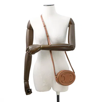 Pre-owned Celine Gold Leather Shoulder Bag ()