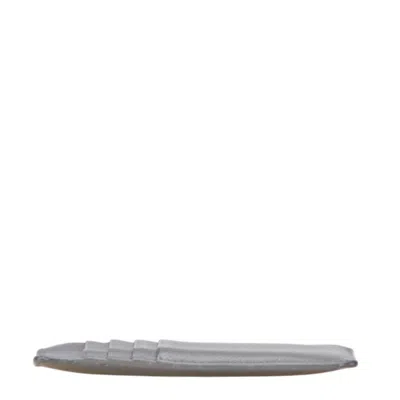 Pre-owned Celine Gray Leather Coin Purse/coin Case ()