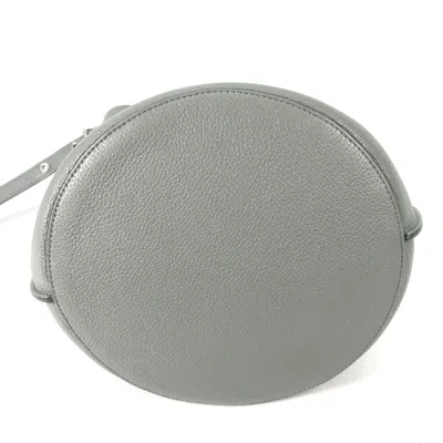 Pre-owned Celine Gray Leather Handbag Pouch Shoulder Bag ()
