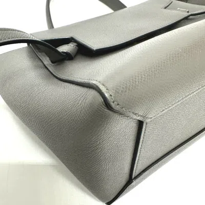 Pre-owned Celine Gray Leather Handbag Shoulder Bag ()