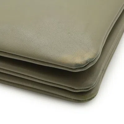 Pre-owned Celine Grayish Leather Pochette Shoulder Bag ()