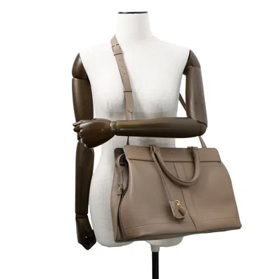 Pre-owned Celine Grayish Leather Tote Bag ()