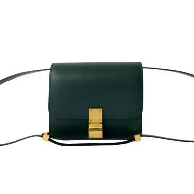 Pre-owned Celine Green Leather Shoulder Bag ()