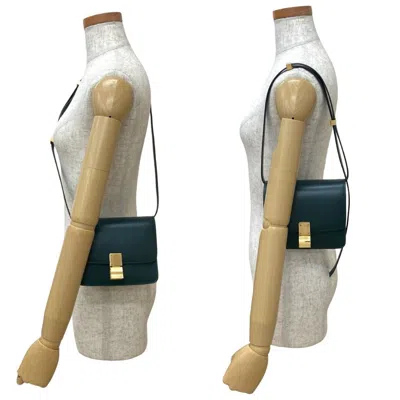 Pre-owned Celine Green Leather Shoulder Bag ()