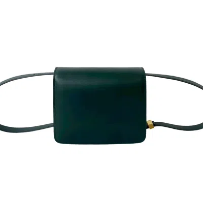 Pre-owned Celine Green Leather Shoulder Bag ()