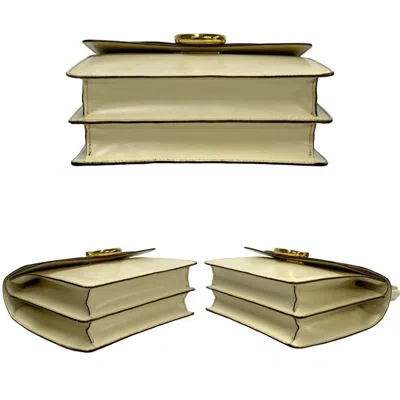 Pre-owned Celine Ivory White Leather Handbag Tote Bag ()