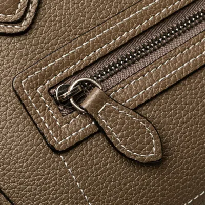 Pre-owned Celine Luggage Grayish Leather Handbag Shoulder Bag ()