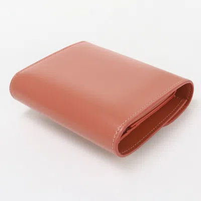 Pre-owned Celine Pink Leather Wallet (tri-fold) ()