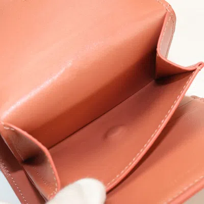Pre-owned Celine Pink Leather Wallet (tri-fold) ()