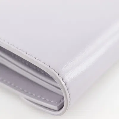 Pre-owned Celine Purple Leather Wallet (tri-fold) ()