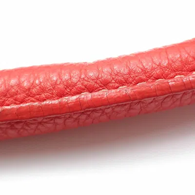 Pre-owned Celine Red Color Leather Tote Bag ()