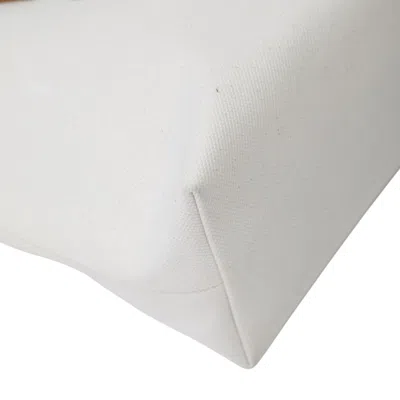 Pre-owned Celine White Canvas Tote Bag ()