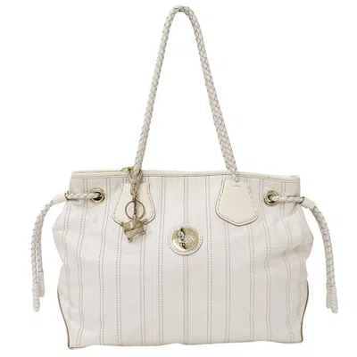 Pre-owned Celine White Leather Tote Bag ()