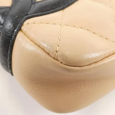 Pre-owned Chanel Beige Black Cambon Ligne Shoulder Bag () In Multi