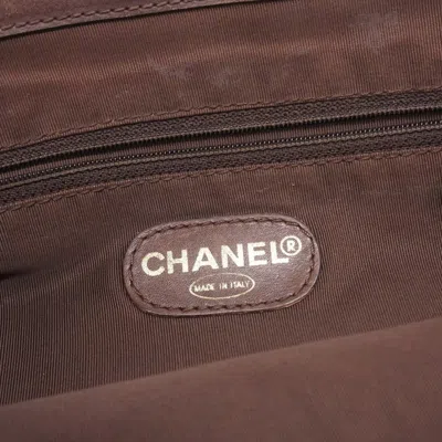 Pre-owned Chanel Black Denim Leather Tote Bag ()