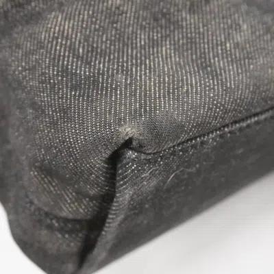 Pre-owned Chanel Black Denim Leather Tote Bag ()