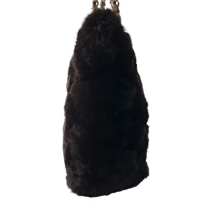 Pre-owned Chanel Black Gold Lapin Leather Tote Bag () In Multi