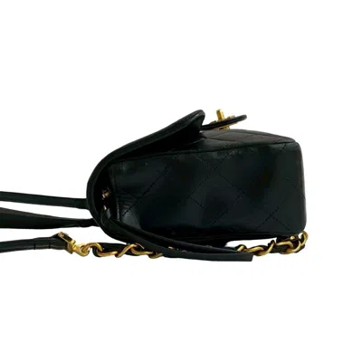 Pre-owned Chanel Black Leather Backpack ()