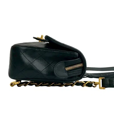 Pre-owned Chanel Black Leather Backpack ()