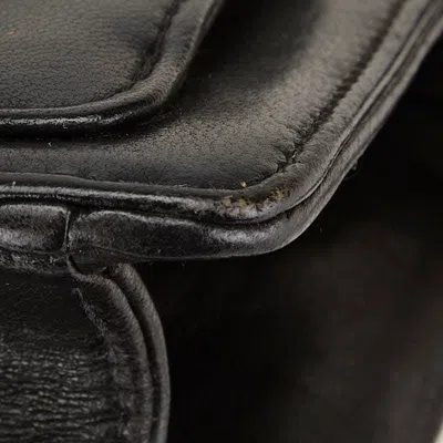 Pre-owned Chanel Black Leather Clutch Bag ()