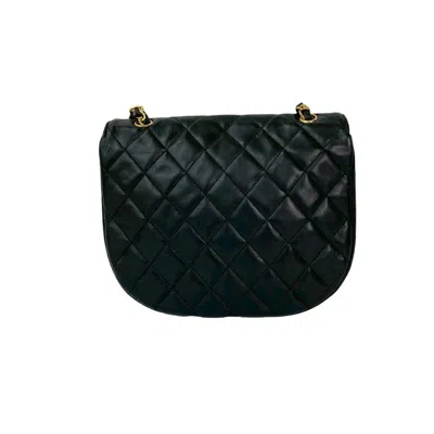 Pre-owned Chanel Black Leather Pochette Shoulder Bag ()