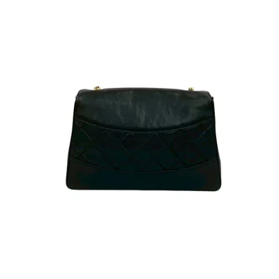 Pre-owned Chanel Black Leather Pochette Shoulder Bag ()