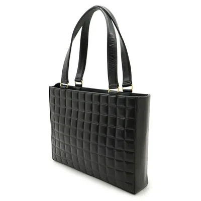 Pre-owned Chanel Black Leather Shoulder Bag Tote Bag ()