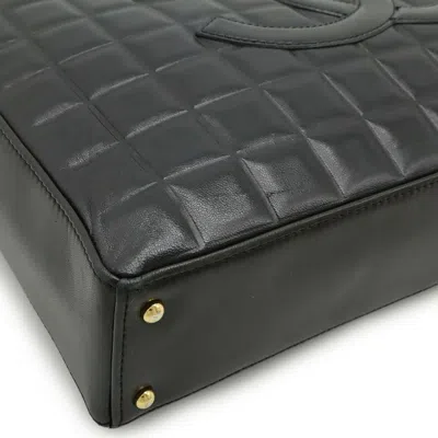 Pre-owned Chanel Black Leather Shoulder Bag Tote Bag ()