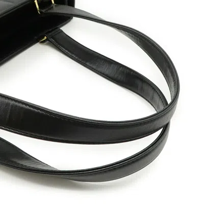 Pre-owned Chanel Black Leather Shoulder Bag Tote Bag ()