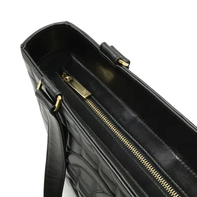 Pre-owned Chanel Black Leather Shoulder Bag Tote Bag ()