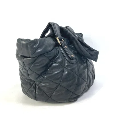 Pre-owned Chanel Black Leather Shoulder Bag Tote Bag ()