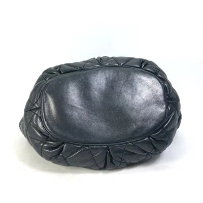 Pre-owned Chanel Black Leather Shoulder Bag Tote Bag ()