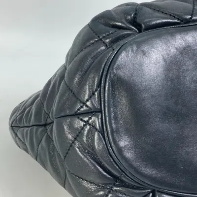 Pre-owned Chanel Black Leather Shoulder Bag Tote Bag ()