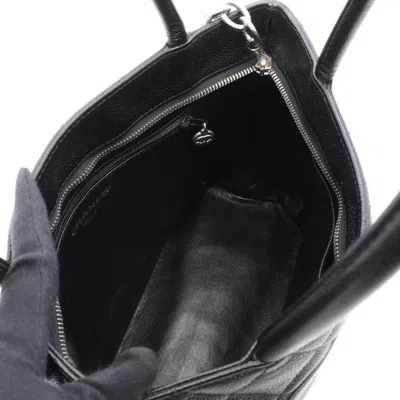 Pre-owned Chanel Black Leather Tote Bag ()
