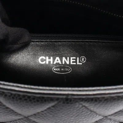 Pre-owned Chanel Black Leather Tote Bag ()
