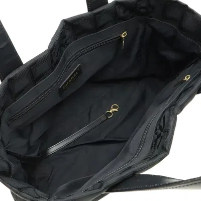 Pre-owned Chanel Black New Travel Line Leather Shoulder Bag Tote Bag ()