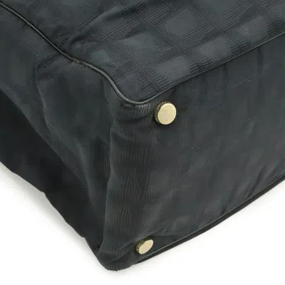 Pre-owned Chanel Black New Travel Line Leather Tote Bag ()