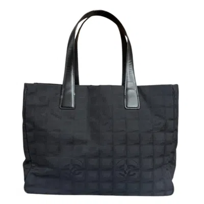 Pre-owned Chanel Black New Travel Line Tote Bag ()